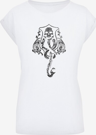 F4NT4STIC T-shirt 'Harry Potter Dark Mark' en noir / blanc, Vue avec produit