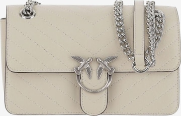 balta PINKO Rankinė ant peties 'Pinko Sac Rabat Love One Light Mini Vitello Wr Blanc': priekis