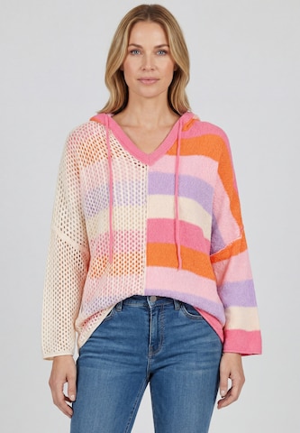 Pull-over CALEY en mélange de couleurs : devant
