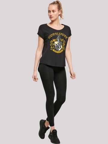 T-shirt 'Harry Potter Hufflepuff Crest' F4NT4STIC en noir