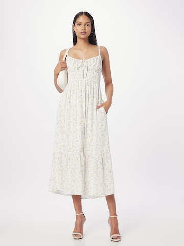 HOLLISTER Letnia sukienka w kolorze biały