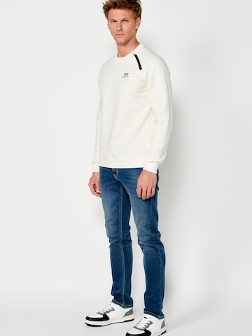 KOROSHI Sweatshirt in Weiß