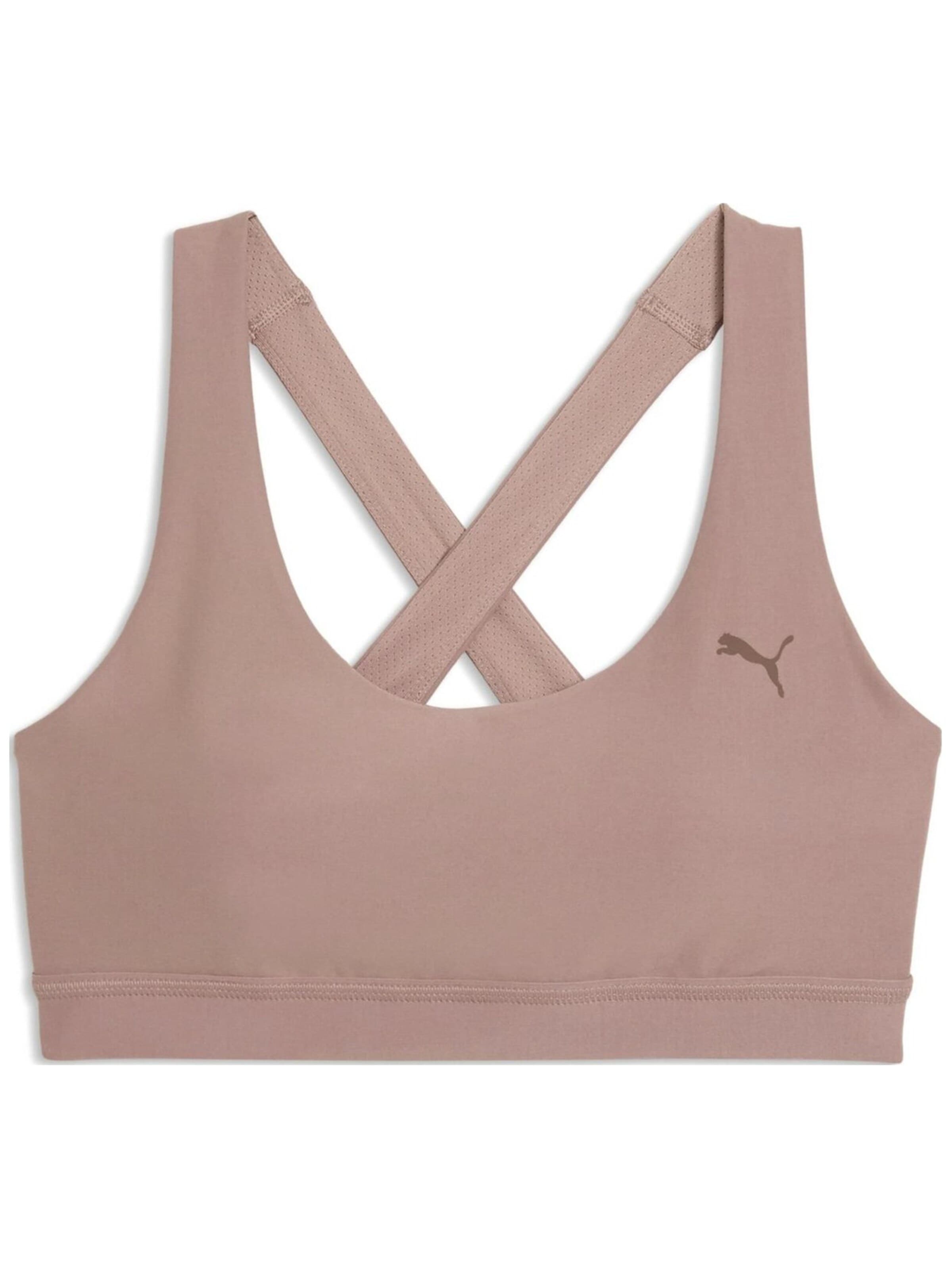 Top sportivo 'Puma Cloudspun Bra - Mid' di PUMA in lilla: frontale