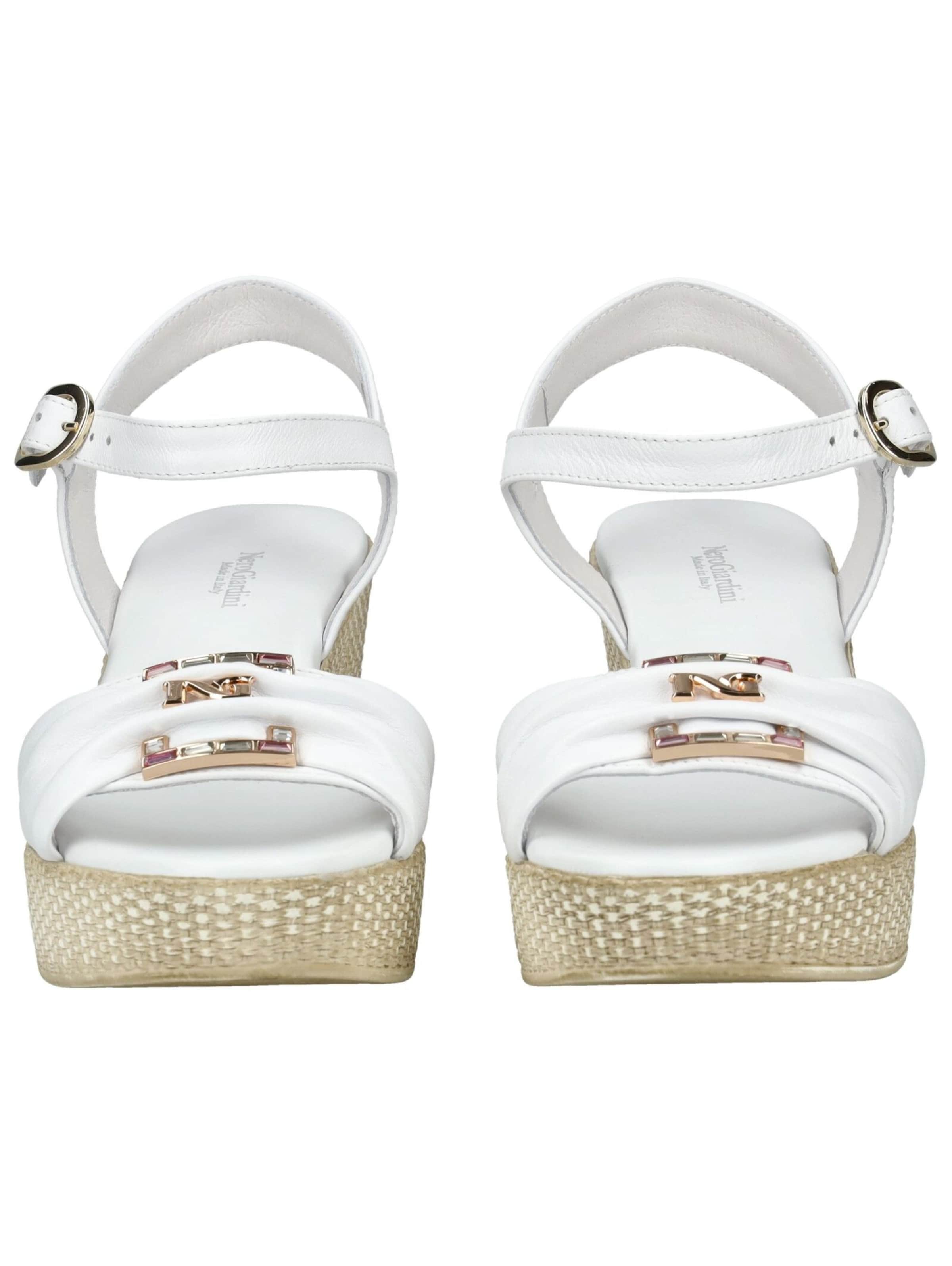 Sandalo di Nero Giardini in bianco