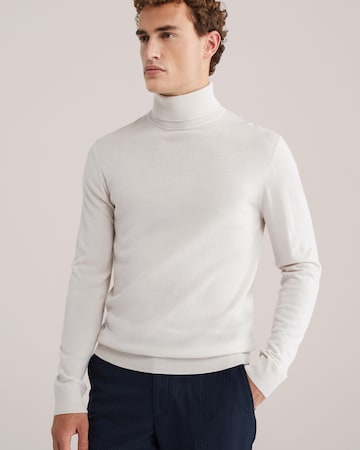 WE Fashion Πουλόβερ σε λευκό: μπροστά