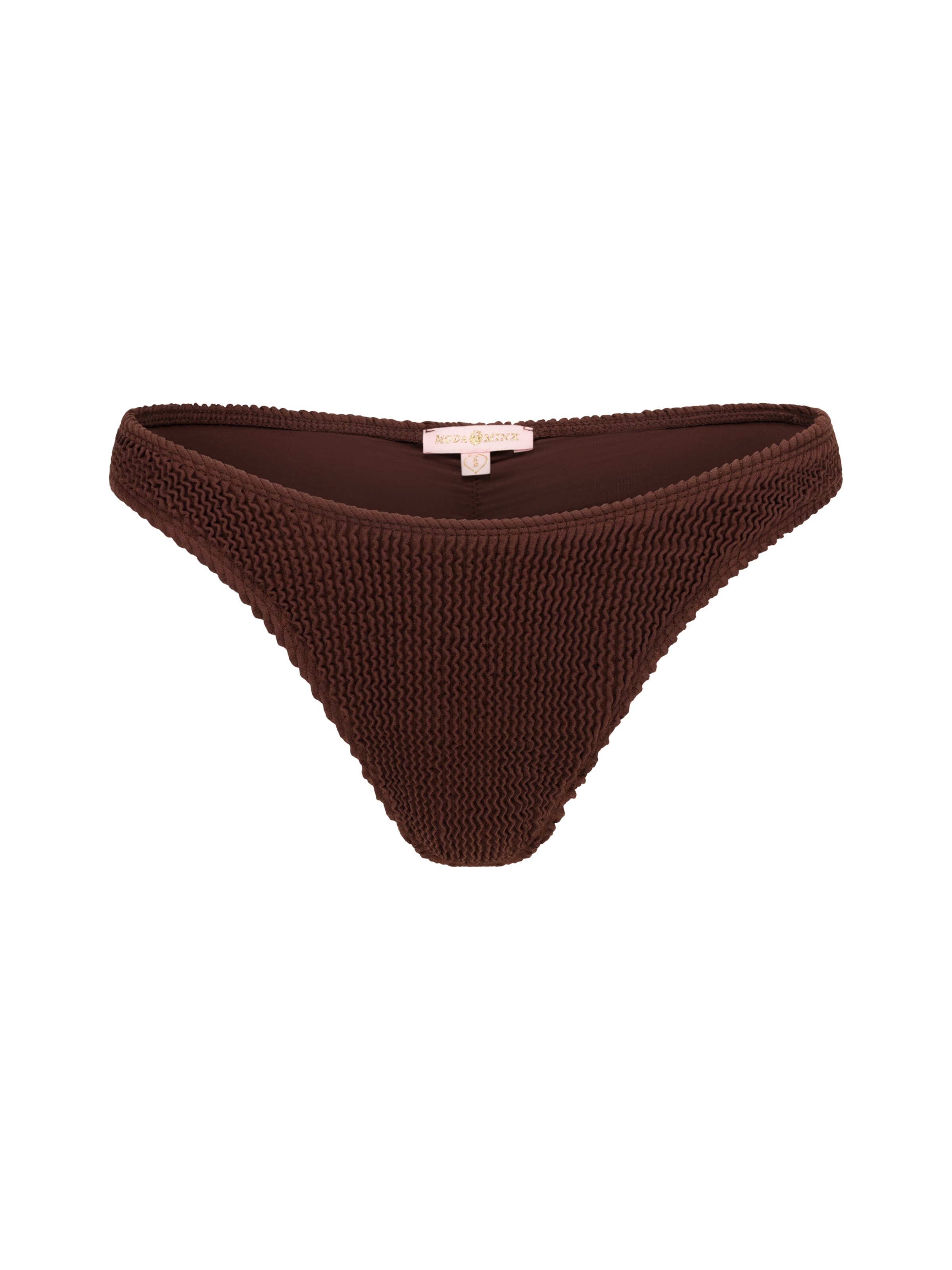 Moda Minx Bikinihose in Braun: Vorderseite