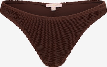 Moda Minx Bikinihose in Braun: Vorderseite