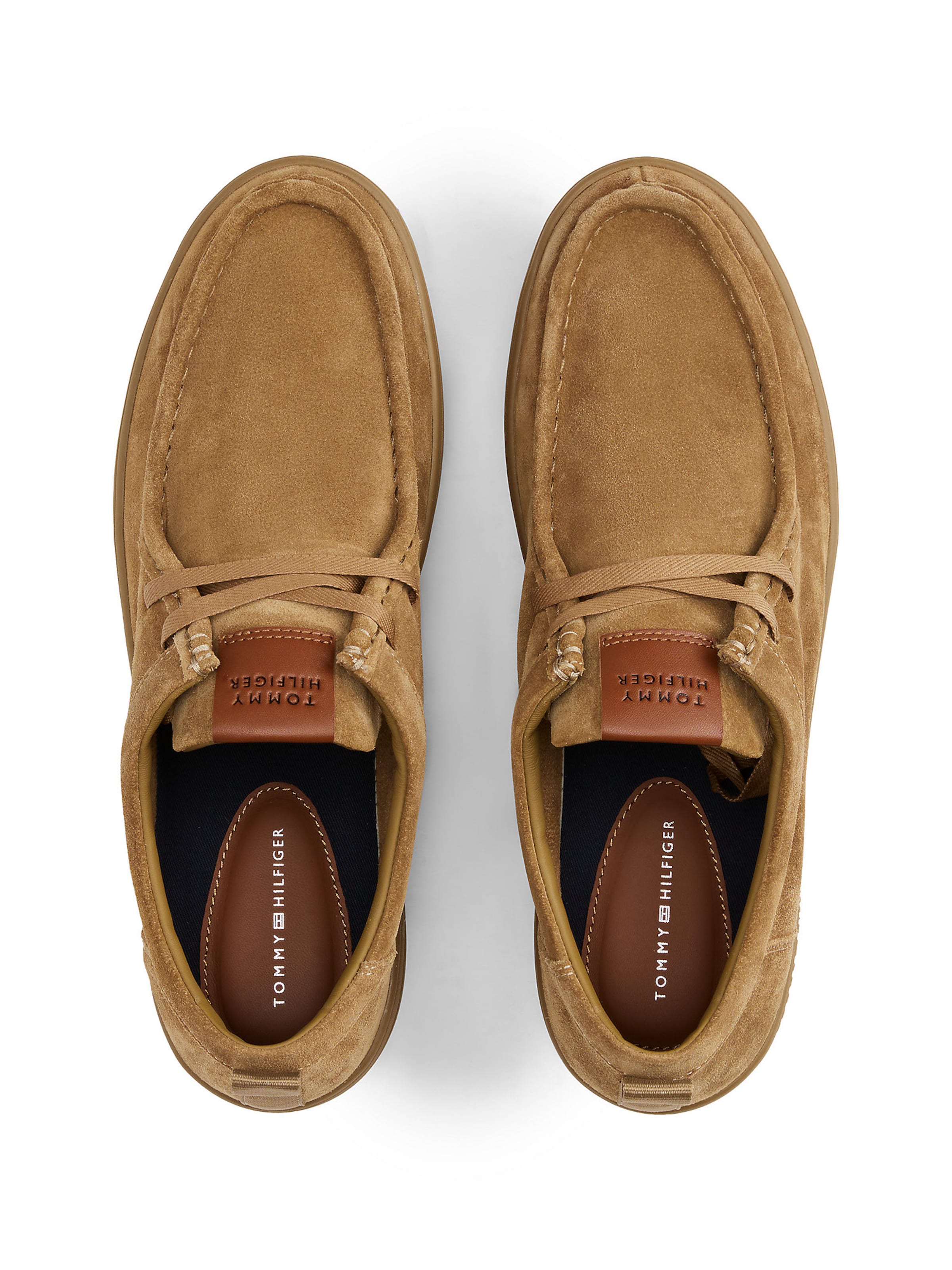 TOMMY HILFIGER Δετό παπούτσι σε καφέ