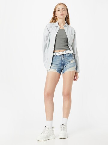 TOPSHOP Regular Shorts in Blau