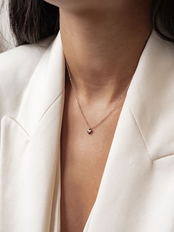 Hey Happiness - Cadena 'Heart Bold' en oro