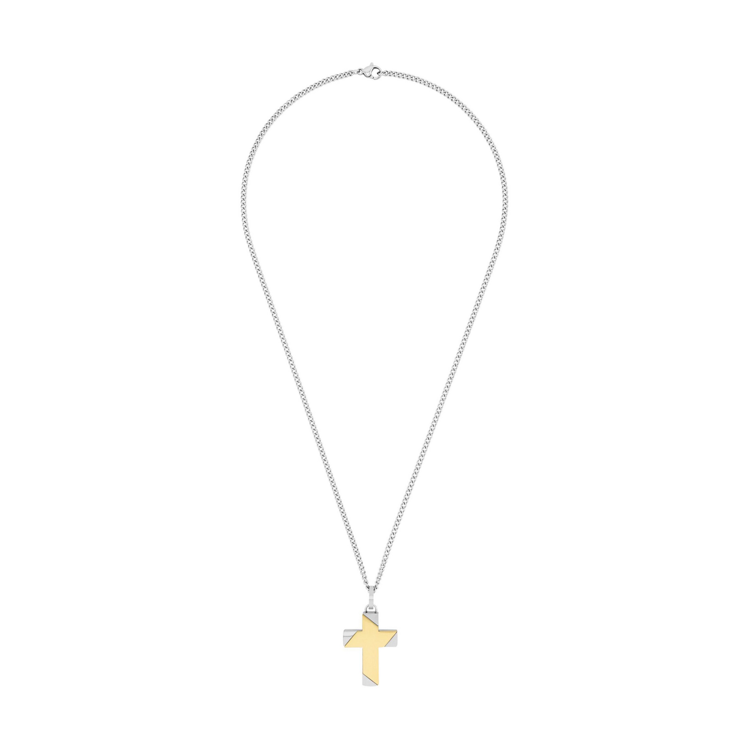 AMOR Necklace in Grey: front