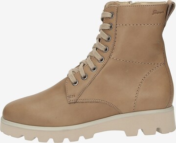 SIOUX Lace-Up Boots 'Meredira-713' in Beige