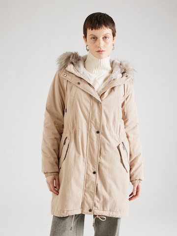 comma casual identity - Parka de inverno em bege: frente