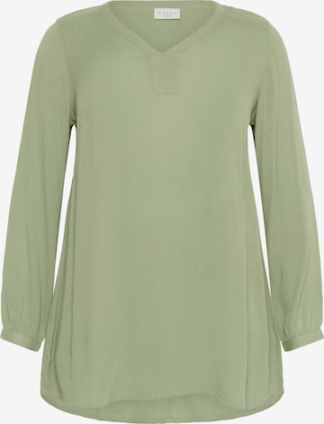 KAFFE CURVEBluza 'Ami' - zelena boja: prednji dio