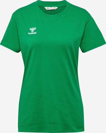 Hummel Functioneel shirt 'Go 2.0' in Groen: voorkant