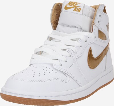 Sneaker înalt 'AIR JORDAN 1' Jordan pe auriu / alb, Vizualizare produs