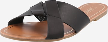 ONLY Mules 'FELI' in Black: front