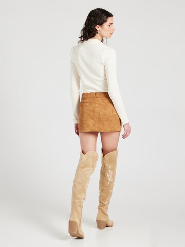 GUESS Originals - Sudadera con cremallera en beige