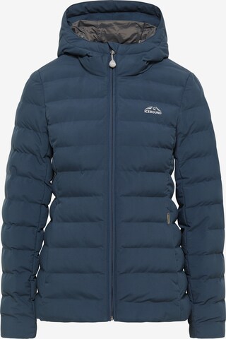 ICEBOUND Between-Season Jacket in Blue: front