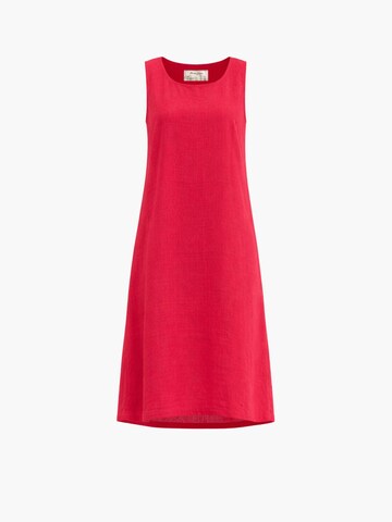 AmourLinen Dress 'Norah' in Pink: front