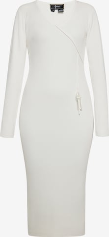 faina Knitted dress in White: front