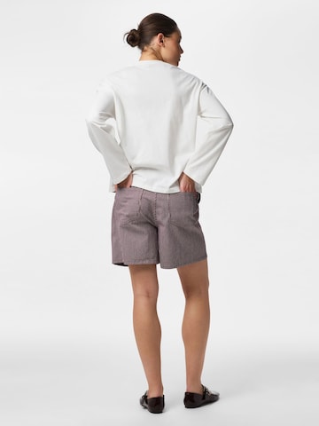 PIECES Regular Shorts 'PCBillo' in Grau