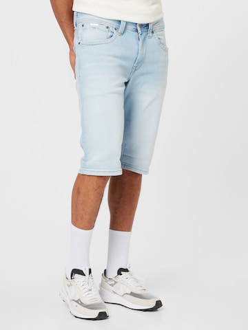 Pepe Jeans Regular Shorts 'CASH' in Blau: predná strana