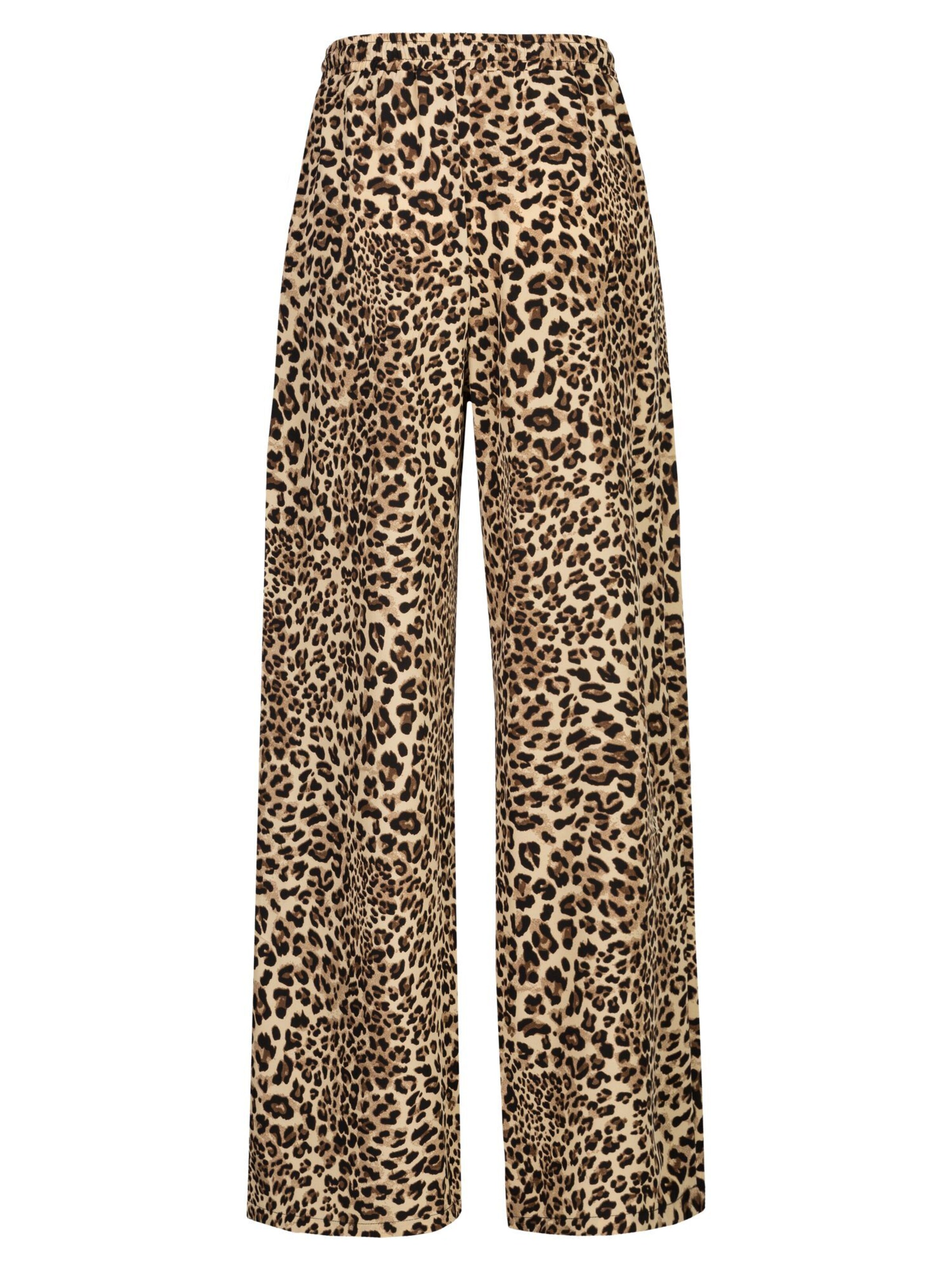 Dine'n'Dance Loosefit Broek 'Yvet' in Bruin