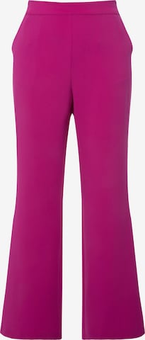 Ulla Popken Wide leg Pants in Pink: front