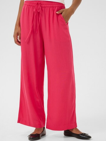 Kaffe Wide leg Pants in Purple: front