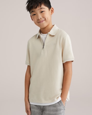 WE Fashion Футболка в Бежевый: спереди