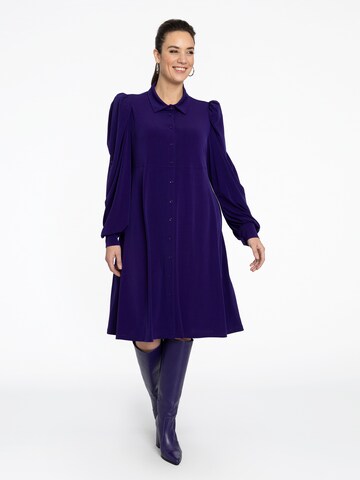 YOEK Shirt dress in Purple