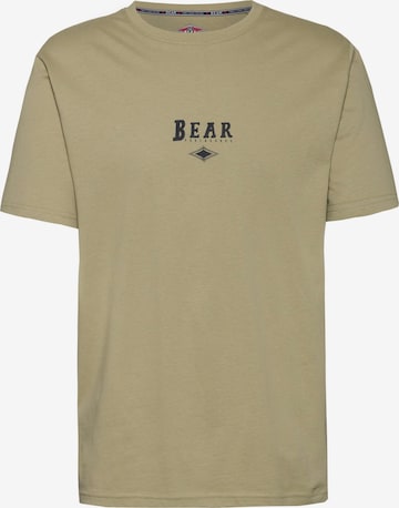 BEAR T-Shirt 'Maze' in Grün: Vorderseite