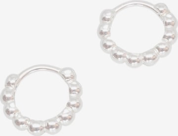 fejn Creolen in Silber: Vorderseite