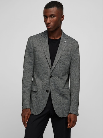 HECHTER PARIS Slim fit Business Blazer in Grey: front