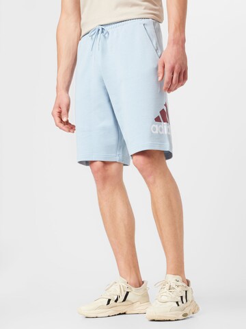 ADIDAS SPORTSWEAR Regular Sports trousers 'Essentials' in Blue: front