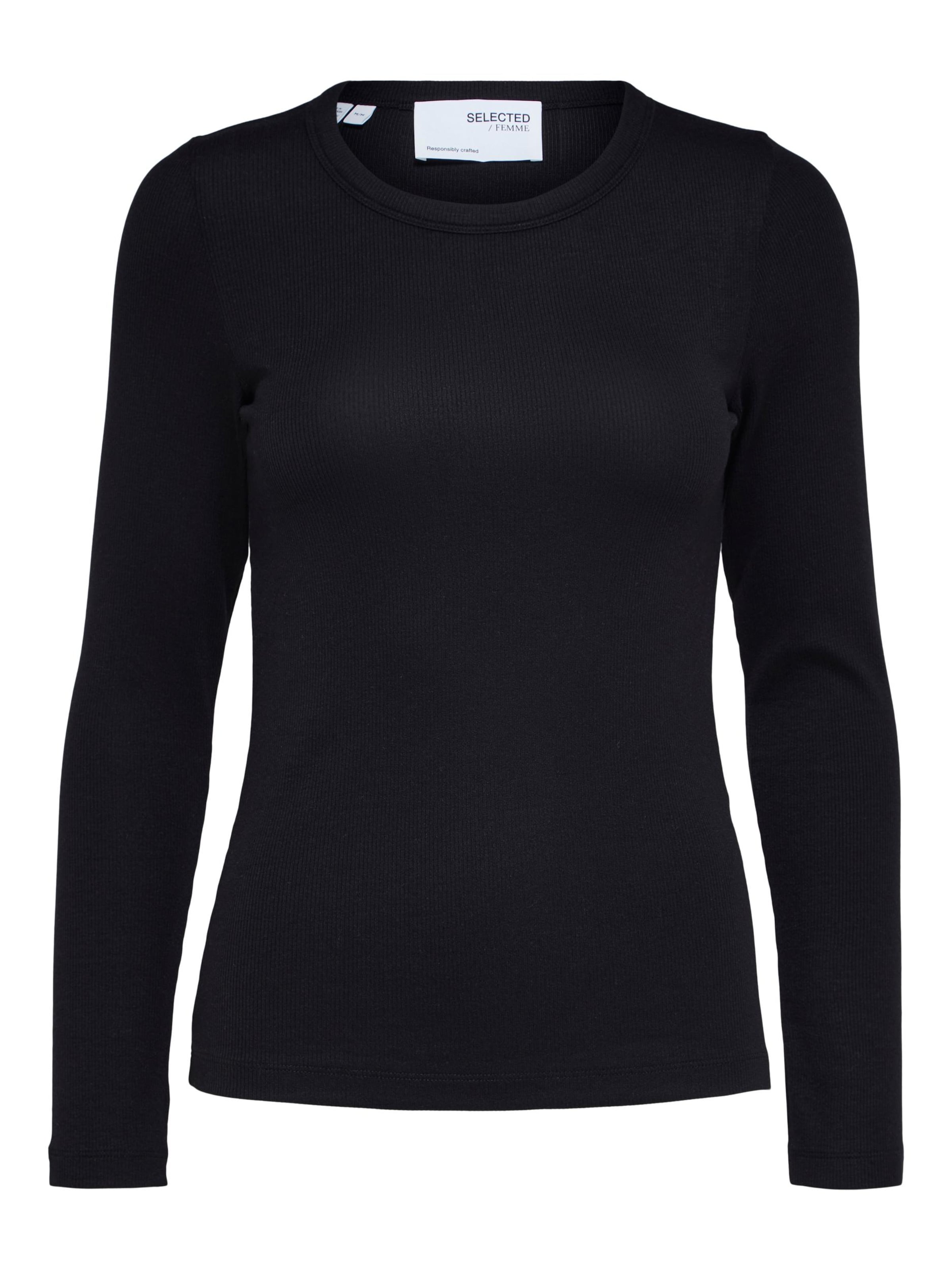 SELECTED Shirt 'Dianna' in Black: front