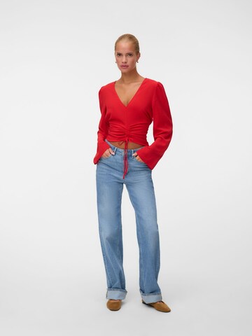 VERO MODA Top 'LISBETH' in Rood