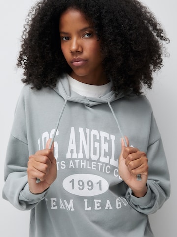 Pull&Bear Sweatshirt i grön