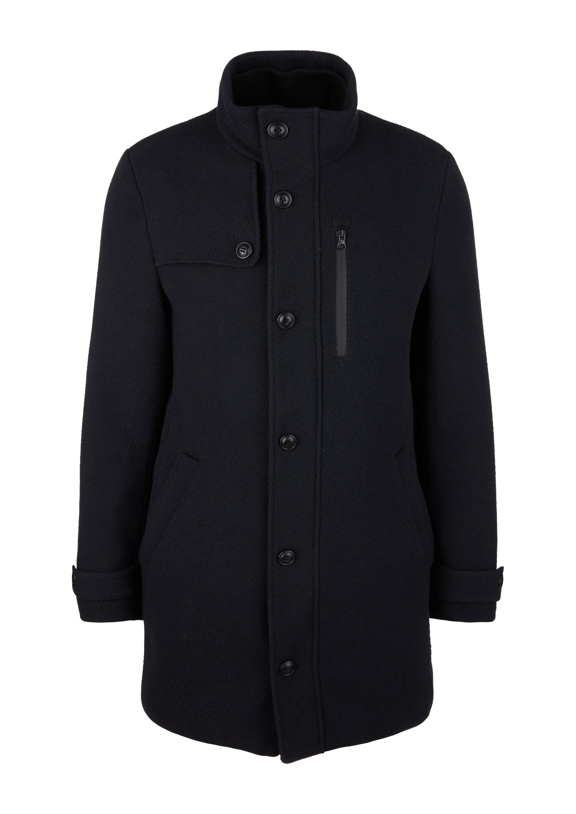 S Oliver Mantel In Dunkelblau About You