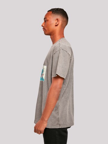 T-Shirt 'Sesame Street Cookie Monster Crunch Crack Rip' F4NT4STIC en gris