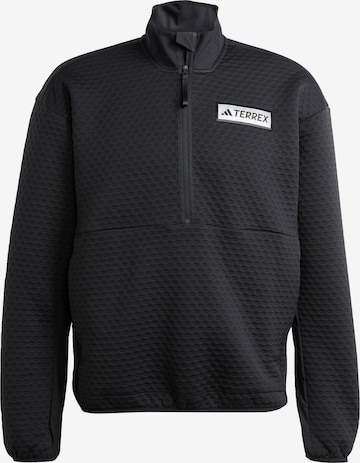 ADIDAS TERREX Sportpullover 'Utilitas' in Schwarz: predná strana