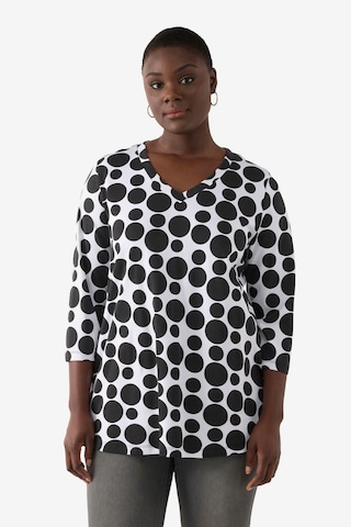 Ulla Popken Shirt in Black: front