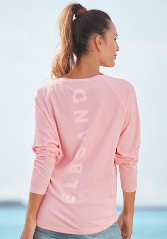 Elbsand - Camisa 'Tira' em rosa: frente