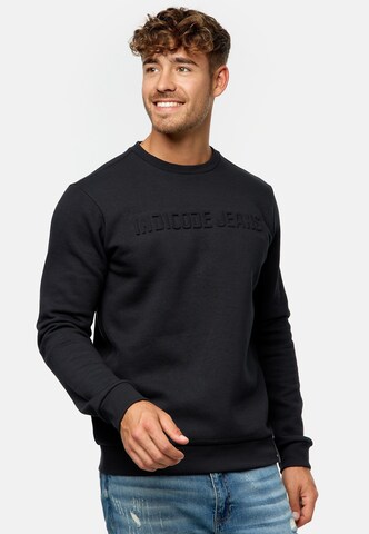 INDICODE JEANS Sweatshirt ' Avant ' in Black
