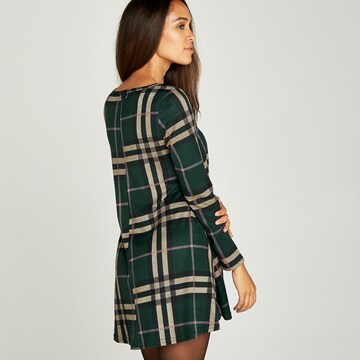 Robe 'Chevron' Apricot en vert : devant