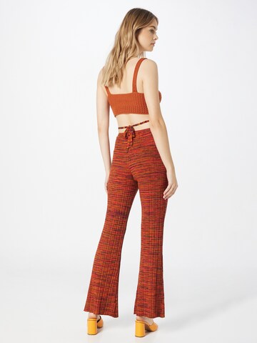 GUESS Flared Pants in Red