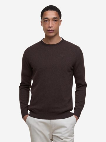 Barbour Trui in Bruin: voorkant