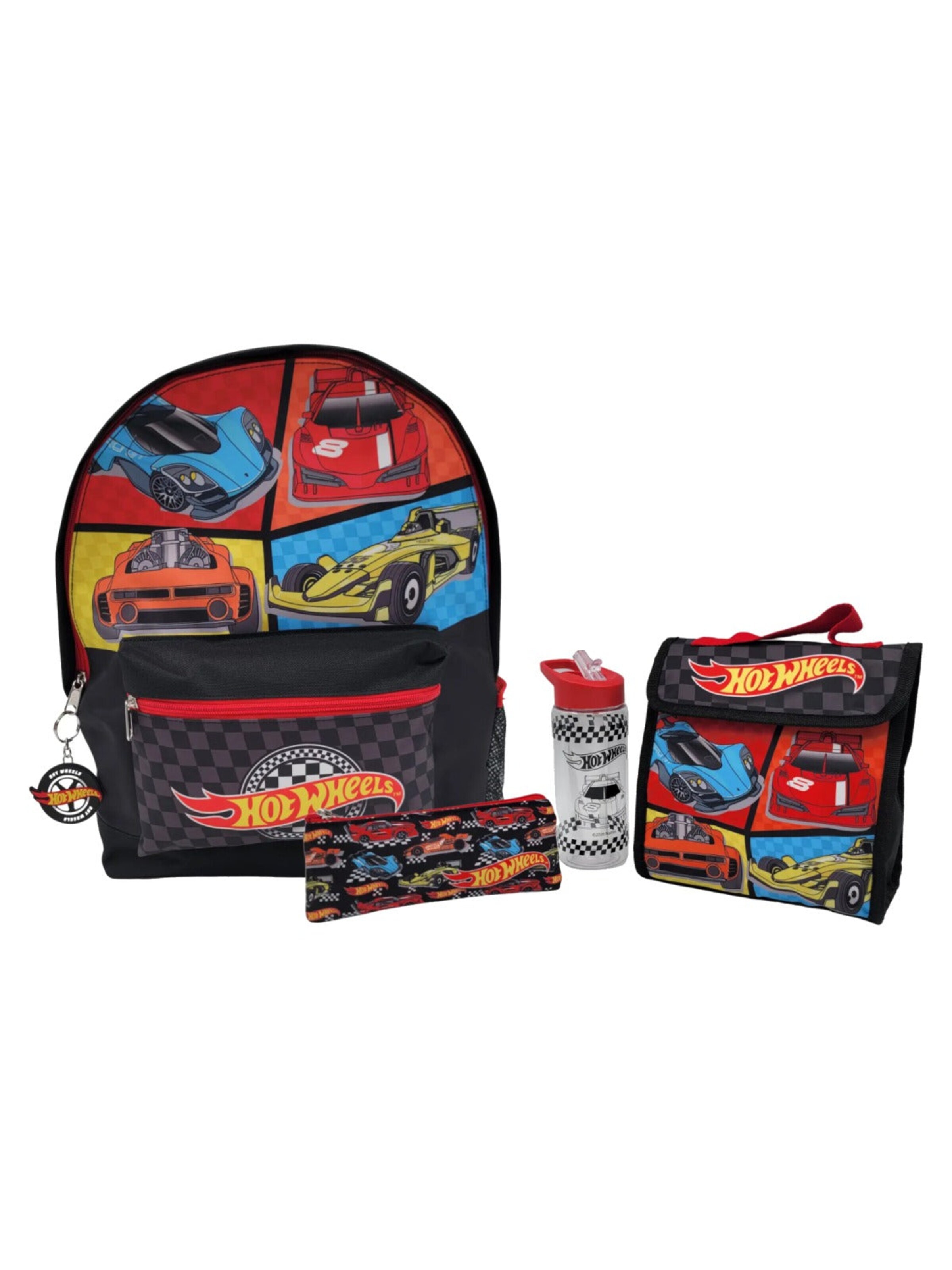 Hot Wheels Rugzak 'Hot Wheels Schoolset' in Zwart
