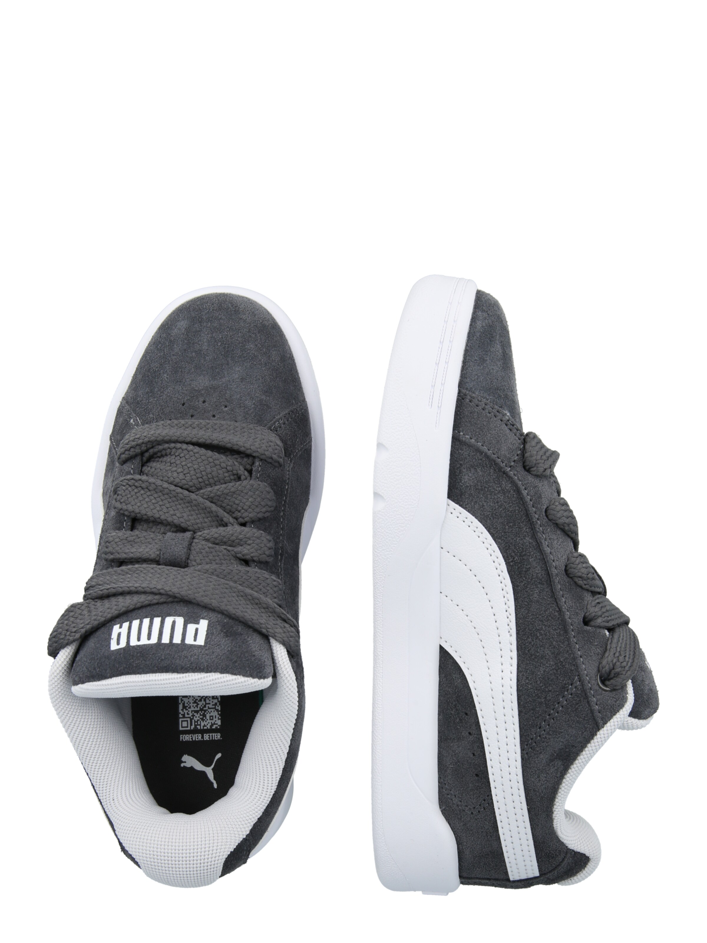 pelēks PUMA Brīvā laika apavi 'Park Lifestyle Easy'